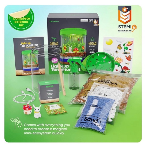 🌱 NIB Light Up Terrarium by Dan & Darci- STEM authorized! - Picture 7 of 7
